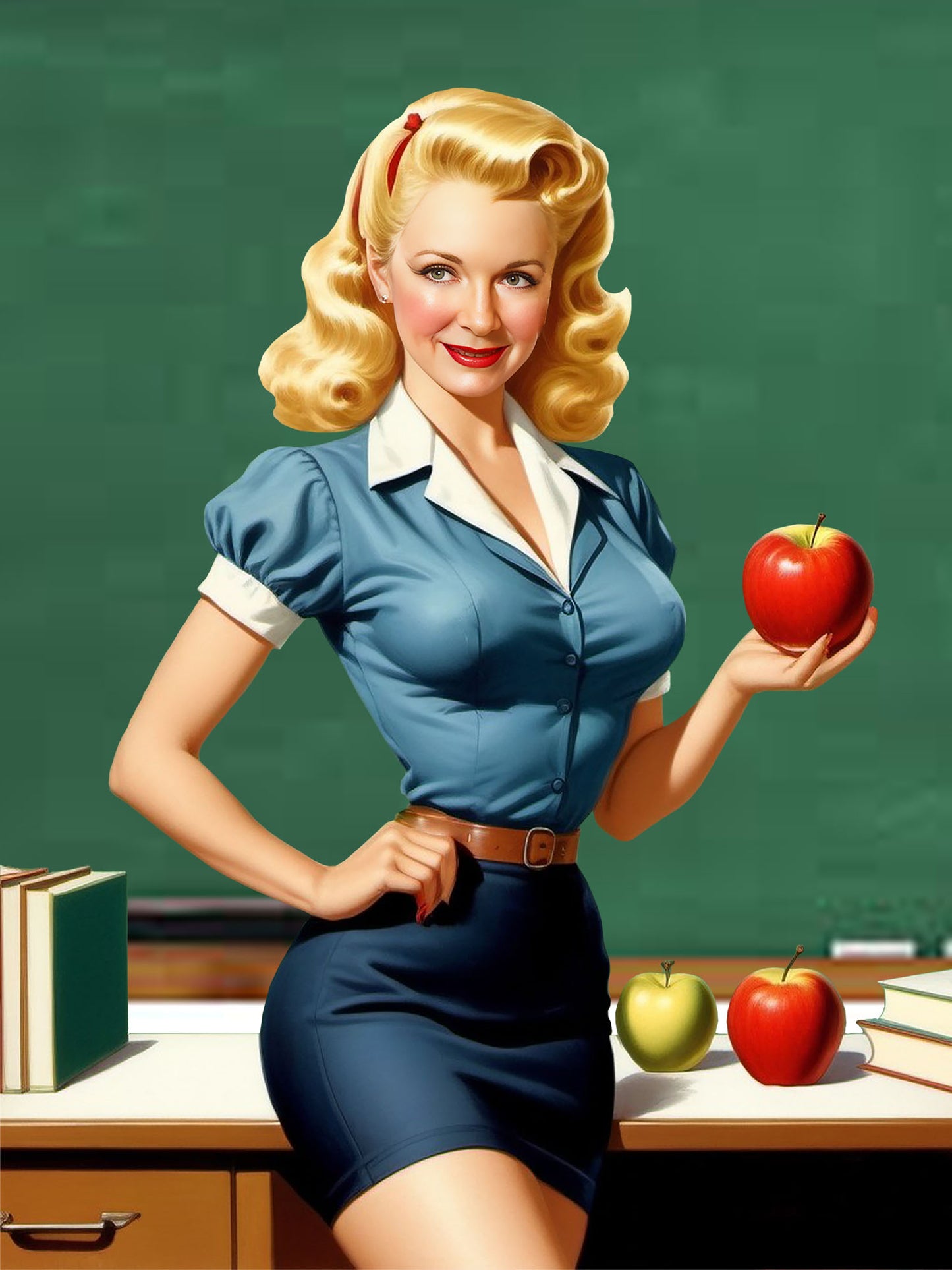 Custom Vintage Illustrated Digital Portrait